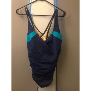 Lands end one piece swimsuit